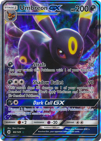 Umbreon GX - 80/149 - Ultra Rare