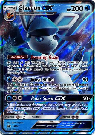 Glaceon GX - SM147 - Promo