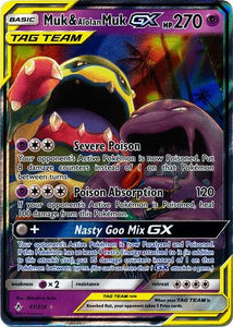 Muk & Alolan Muk GX - 61/214 - Ultra Rare