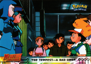 The Tempest - A Bad Omen #15 - Mewtwo Strikes Back (Topps) Pokemon