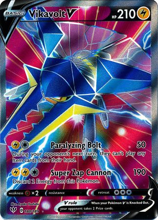 Vikavolt V - 180/189 - Full Art Ultra Rare