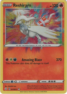 Reshiram - 017/072 - Amazing Rare