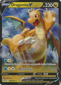 Dragonite V - 049/078 - Ultra Rare - Pokemon Go