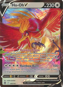 Ho-Oh V - 140/195 - Ultra Rare - Silver Tempest