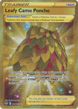 Leafy Camo Poncho - 214/195 - Secret Rare