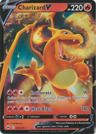 Charizard V - 018/159 - Ultra Rare