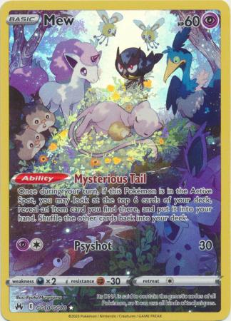 Mew - GG10/GG70 - Holo Rare - Crown Zenith