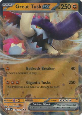 Great Tusk ex - 123/198 - Ultra Rare