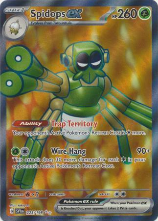 Spidops ex - 223/198 - Full Art Secret Rare - Scarlet & Violet (Base Set)