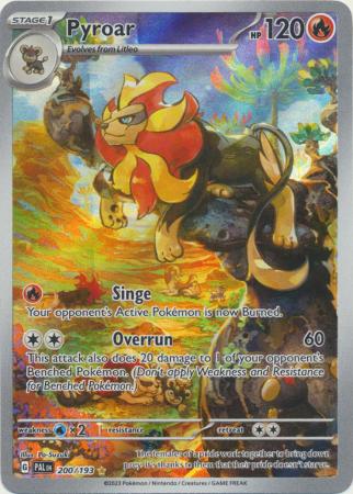 Pyroar - 200/193 - Illustration Rare - Scarlet & Violet: Paldea Evolved