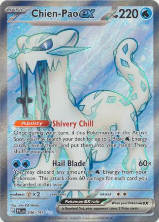 Chien-Pao ex - 236/193 - Full Art Secret Rare - Scarlet & Violet: Paldea Evolved