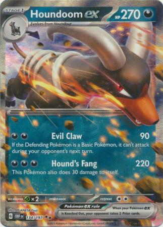 Houndoom ex - 134/197 - Ultra Rare