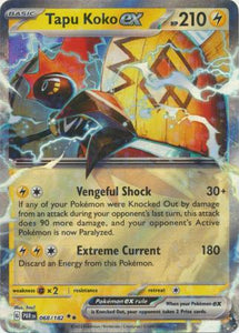 Tapu Koko ex - 068/182 - Ultra Rare