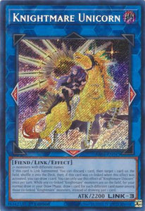 Knightmare Unicorn (alternate art) - RA01-EN043 - Secret Rare - 25th Anniversary Rarity Collection