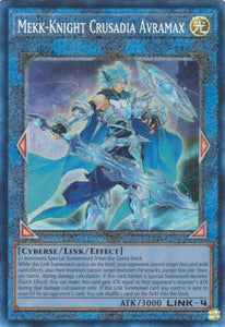 Mekk-Knight Crusadia Avramax - RA01-EN044 - Prismatic Collector's Rare - 25th Anniversary Rarity Collection