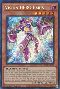 Vision HERO Faris - RA01-EN004 - Secret Rare - 25th Anniversary Rarity Collection