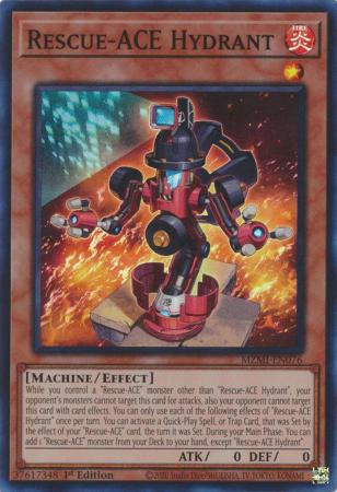 Rescue-ACE Hydrant - MZMI-EN076 - Super Rare 1st Edition