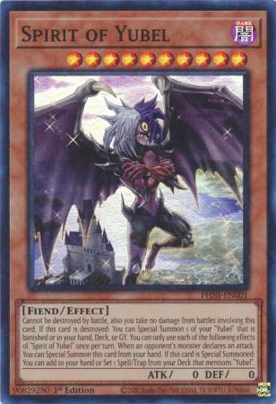 Spirit of Yubel - PHNI-EN001 - Super Rare 1st Edition