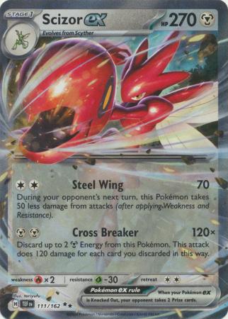 Scizor ex - 111/162 - Ultra Rare