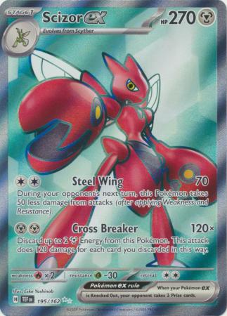 Scizor ex - 195/162 - Full Art Secret Rare