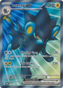 Luxray ex - 195/167 - Full Art Secret Rare