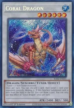 Coral Dragon - RA02-EN031 - Secret Rare 1st Edition