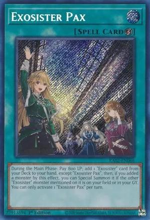 Exosister Pax - RA02-EN066 - Secret Rare 1st Edition