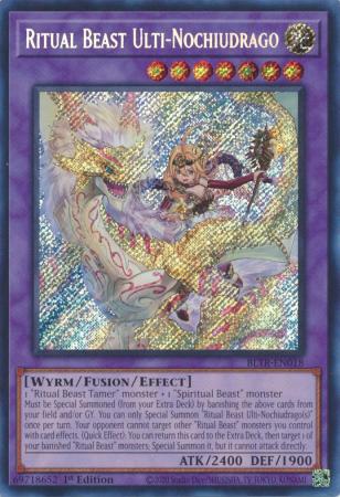 Ritual Beast Ulti-Nochiudrago - BLTR-EN018 - Secret Rare 1st Edition