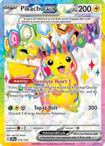 Pikachu ex - 219/191 - Full Art Secret Rare