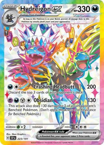 Hydreigon ex - 223/191 - Full Art Secret Rare