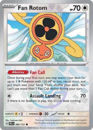 Fan Rotom - 085/131 - Common Pokeball Reverse Holo