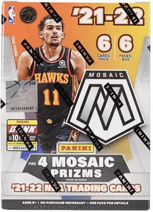 2021/22 Panini Mosaic Basketball 6-Pack Blaster Box