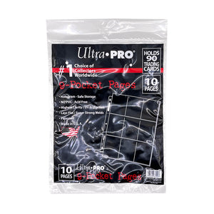 ULTRA PRO Page - 9-Pocket 10 Pack BB90