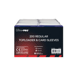 ULTRA PRO 3" x 4" Regular Toploaders & Card Sleeves (200 count retail pack)