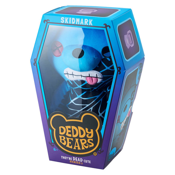 DEDDY BEARS SERIES 3 PLUSH IN COFFIN - SKIDMARK