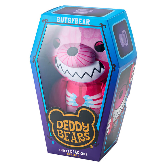 DEDDY BEARS SERIES 3 PLUSH IN COFFIN - GUTSYBEAR