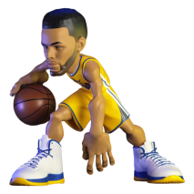 NBA - Steph Curry (Warriors) 12" Vinyl Figure