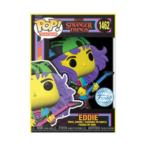 Stranger Things - Hunter Eddie with Guitar US Exclusive Blacklight Pop! Vinyl [RS]