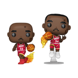 NBA JAM: Rockets - Clyde Drexler & Hakeem Olajuwon 8-Bit Pop! Vinyl 2 Pack