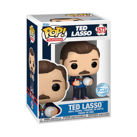 Ted Lasso - Ted Lasso (with ball) US Exclusive Pop! Vinyl [RS]