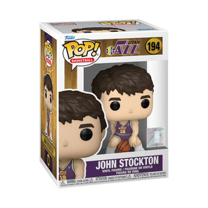 NBA Legends: Jazz - John Stockton (Rookie) Pop! Vinyl