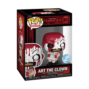 Terrifier - Art the Clown Sitting (Bloody) US Exclusive Pop! Vinyl [RS]