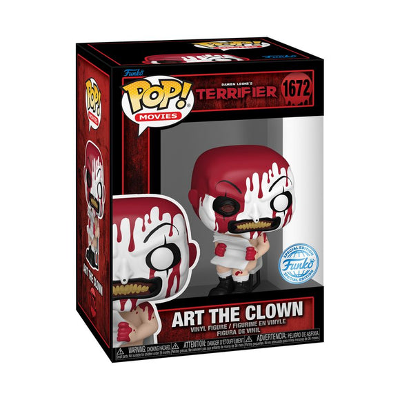 Terrifier - Art the Clown Sitting (Bloody) US Exclusive Pop! Vinyl [RS]