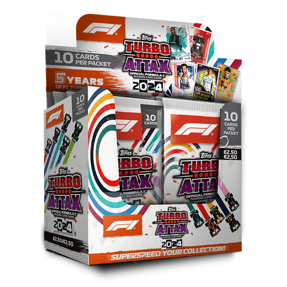 TURBO ATTAX Formula 1 Turbo Attax 2024 Cards Box (24 packs)