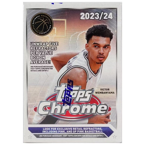 2023-24 Topps Chrome Basketball Blaster Box