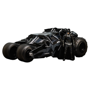 Batman: Dark Knight Trilogy - Batmobile with Batman (Black Camo) SDCC 2023 Exclusive 1:24 Scale