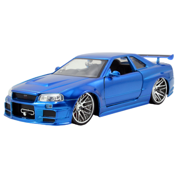 Fast and Furious - '02 Nissan Skyline GT-R R34 1:24 Scale Hollywood Ride