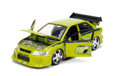 Fast and Furious - Brian's 2002 Mitsubishi Lancer Evolution VII 1:24 Scale Hollywood Ride