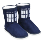 Dr Who - TARDIS Boot Slipper Ladies Size 7