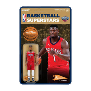 NBA - Zion Williamson New Orleans Pelicans Supersports ReAction 3.75" Action Figure